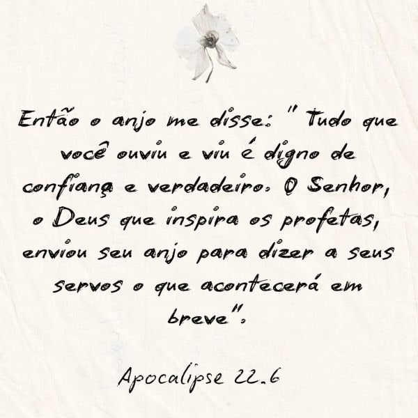 Apocalipse 22:6