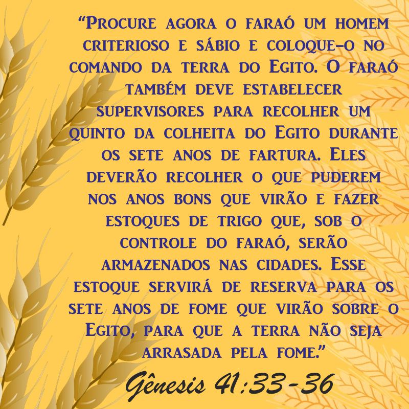 Gênesis 41:33-36