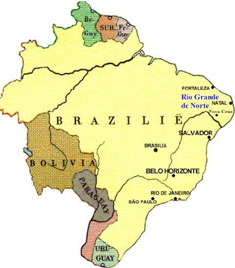 Mapa de Brasil